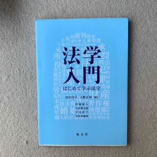 法学入門 はじめて学ぶ法学 成文堂(人文/社会)