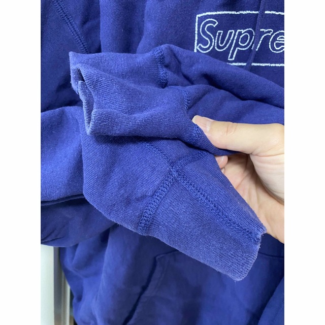 Supreme KAWS Chalk Logo Hooded