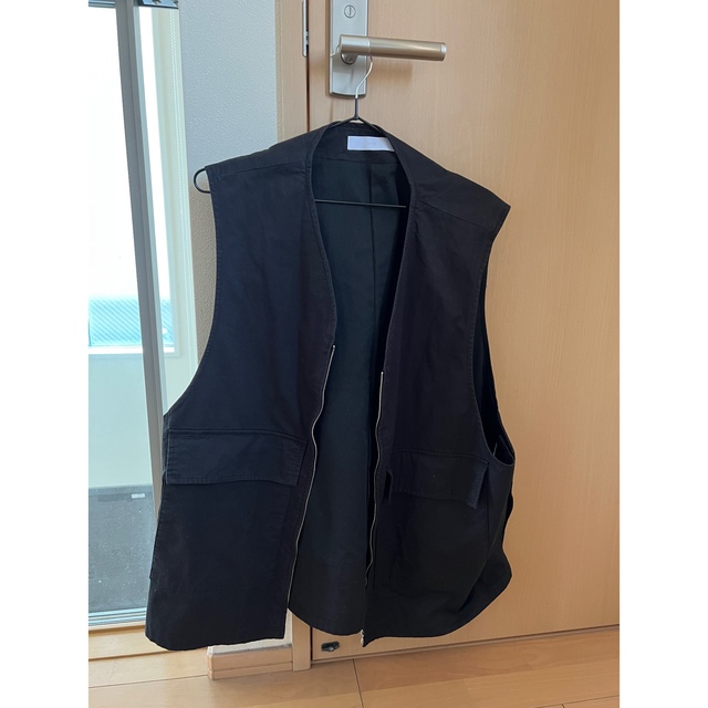 MILITARY ZIP SIDE SLIT VEST メンズのトップス(ベスト)の商品写真