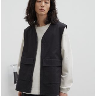 MILITARY ZIP SIDE SLIT VEST(ベスト)