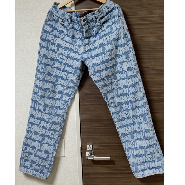 パンツSupreme Fat Tip Jacquard Regular Jean