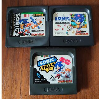 セガ(SEGA)のGAME GEAR SONIC ソニック セット(携帯用ゲームソフト)