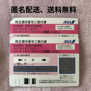 ANA株主優待　2023.5.31まで　2枚