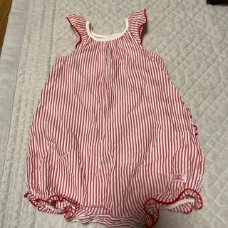 プチバトー(PETIT BATEAU)のpetit bateau ロンパース  12m/74cm(ロンパース)