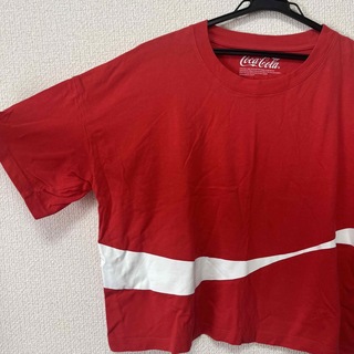 ジーユー(GU)の赤 Tシャツ(Tシャツ(半袖/袖なし))