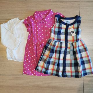 ベビーギャップ(babyGAP)の★新品★babyGAPワンピース ブラウスシャツセット(ワンピース)