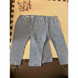 ユニクロ(UNIQLO)の新品☆ユニクロ7部丈110センチ　レギンス　2枚セット(パンツ/スパッツ)