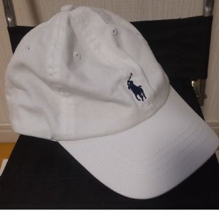 ポロラルフローレン(POLO RALPH LAUREN)の【新品未使用】POLO Ralph Laurenシグネチャーハット キャップ 白(キャップ)