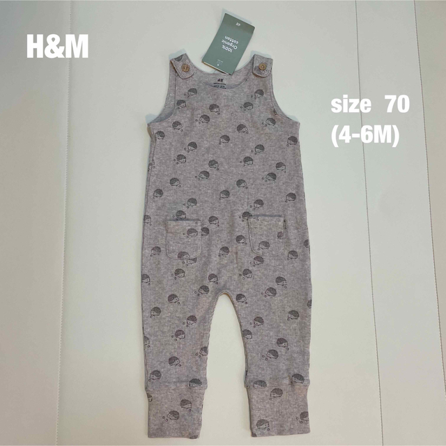 HH 【新品 タグ付き】HM ベビー ロンパース 夏服 オールインワン 70 女の子の通販 by m HM ロンパース オールインワン