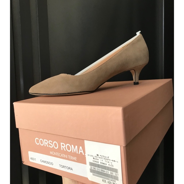 CORSO ROMA 9(コルソローマ)の【CORSO ROMA9/コルソローマノーヴェ】 スエードパンプス レディースの靴/シューズ(ハイヒール/パンプス)の商品写真