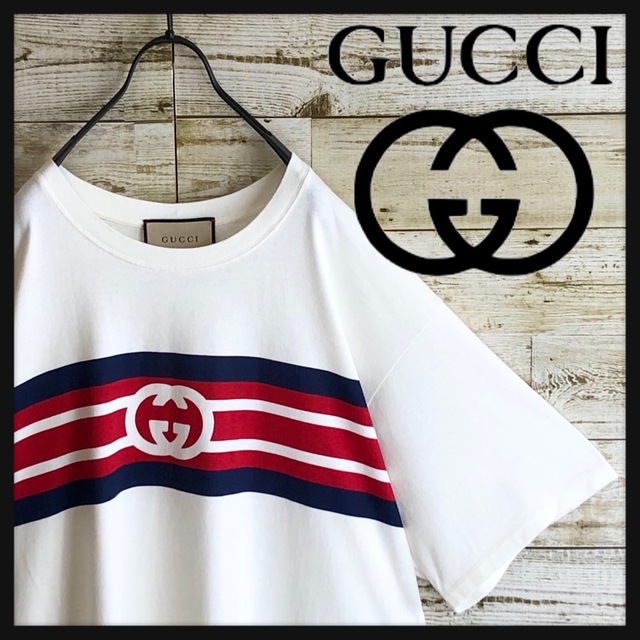 GUCCI グッチ tシャツ インターロッキング GGロゴ入り 正規品! 20176円