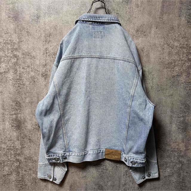 Calvin Klein Jeans  デニムジャケット　胸元ロゴタグ　カナダ製