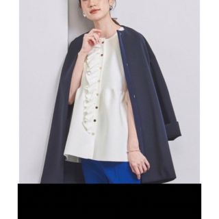 ユナイテッドアローズ(UNITED ARROWS)の本日限定値下げ　新品未使用　ユナイテッドアローズ　Pフリルニットベスト(ベスト/ジレ)