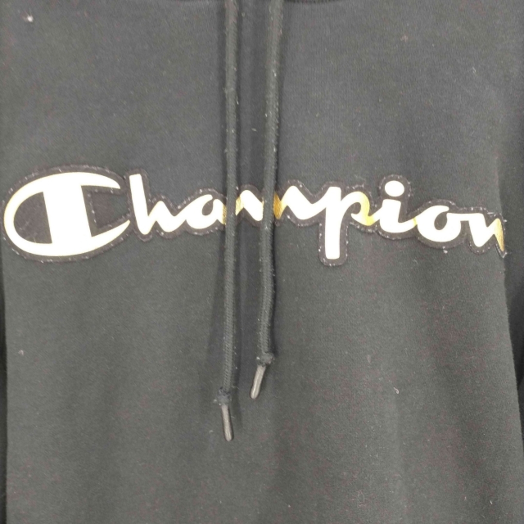 Champion(チャンピオン)のChampion(チャンピオン) ワッペンロゴ プルオーバーパーカー メンズ メンズのトップス(パーカー)の商品写真