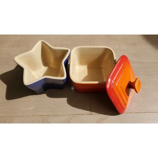 ルクルーゼ(LE CREUSET)のルクルーゼ ココット2個セット(容器)