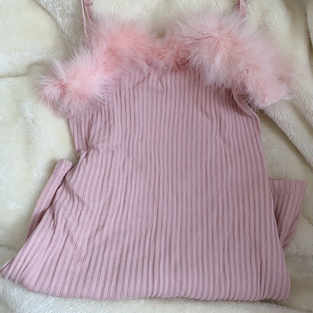 lilLilly - lilLilly ファーキャミワンピースの通販 by の ♡'s lilLilly - lilLilly ファーキャミワンピースの通販 by の ♡'s