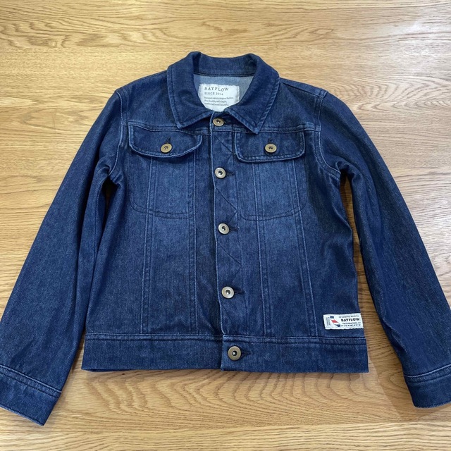 BAYFLOW(ベイフロー)のBAYFLOW ストレッチ ジージャン 濃紺 130 キッズ/ベビー/マタニティのキッズ服女の子用(90cm~)(ジャケット/上着)の商品写真