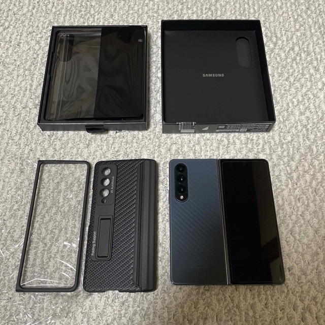 moku様専用 韓国版 Galaxy Z Fold4 256GB グレイグリーン 希少 黒入荷