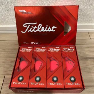 タイトリスト(Titleist)の【新品】タイトリスト　トゥルーフィール　レッド　ゴルフボール　1ダース(その他)