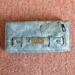 バックス(BACKS)のBACKS デニムロングウォレット(財布)
