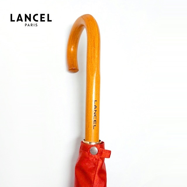 LANCEL✨ランセル 長傘 雨傘 アンブレラ カバー付き 8本骨 全長89cmレディース