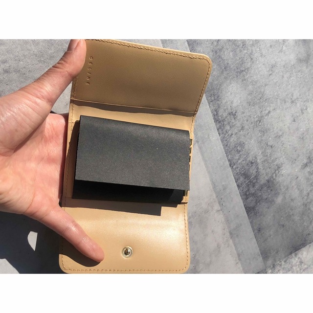 新品未使用 セリーヌ マカダム柄キーケース-