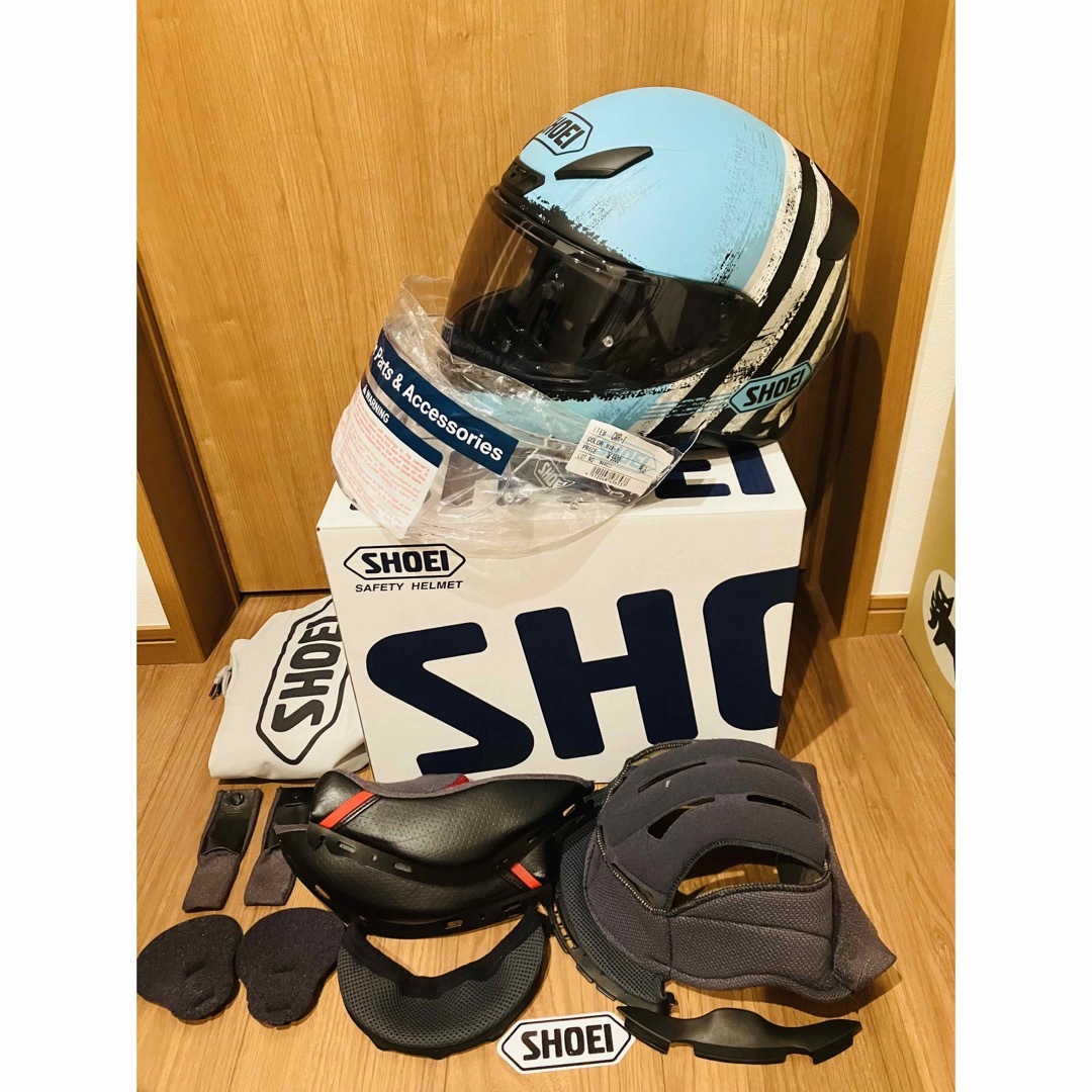 SHOEI フルフェイス〈未使用ヘルメットシールド付〉