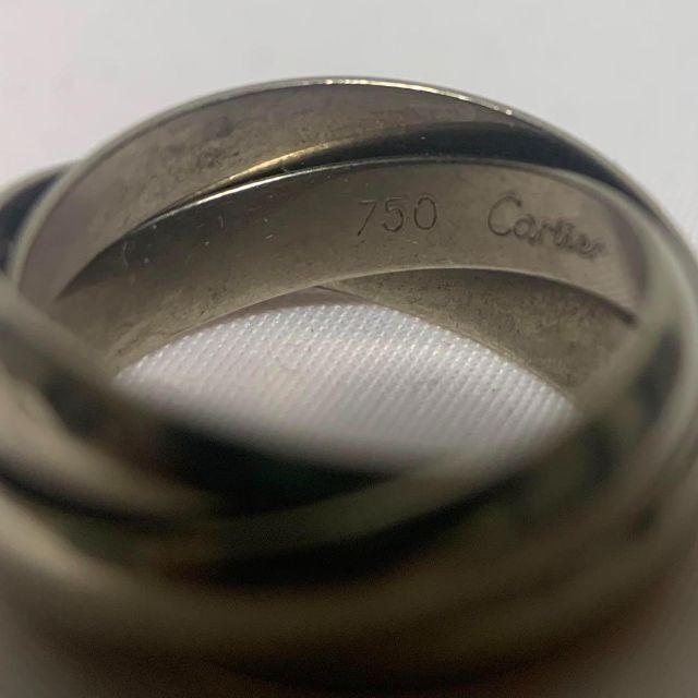 ☆ Cartier トリニティリング ホワイトゴールドカルティエ | www
