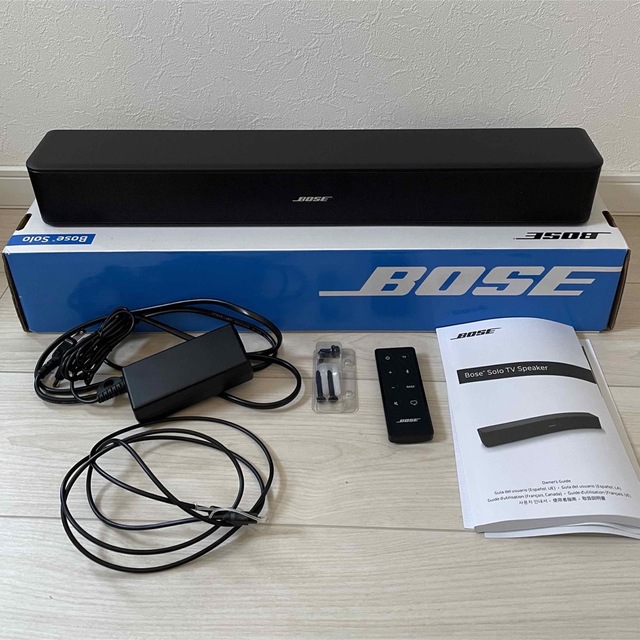 オーディオ機器BOSE Solo TV speaker