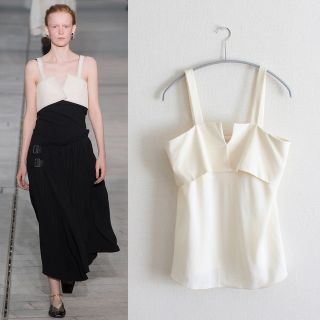 JIL SANDER/ジルサンダー/18SS/フレアキャミソールブラウス-
