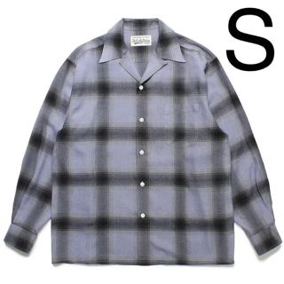 WACKO MARIA - Sサイズ wackomaria オンブレチェックシャツ 紫黒の通販