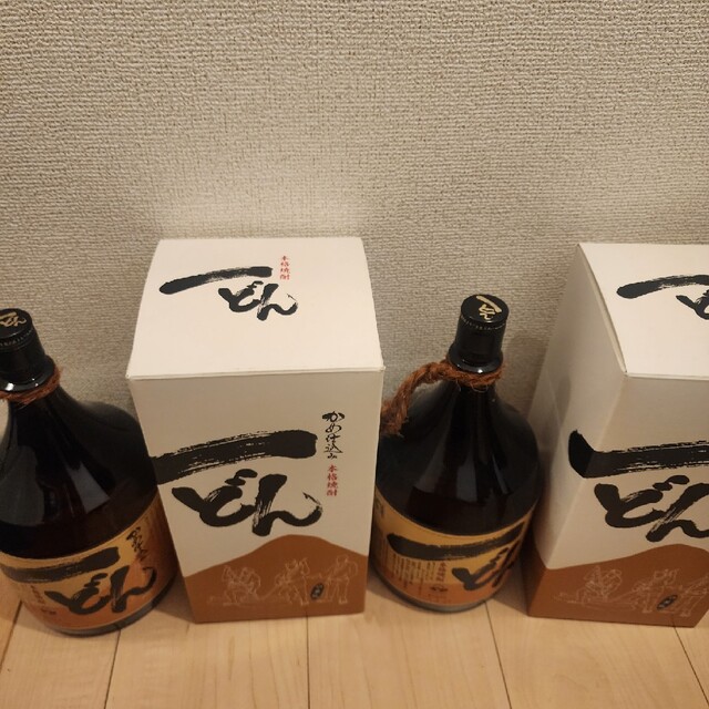 一どん　焼酎　一升瓶　1800ml  ２本セット　未開栓　箱付き