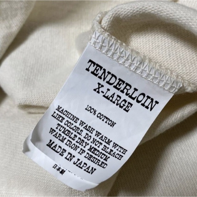 TENDERLOIN(テンダーロイン)のテンダーロイン　NFL フットボールシャツ　エクリュ　ナチュラル　XL 生成り　 メンズのトップス(Tシャツ/カットソー(七分/長袖))の商品写真