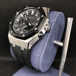 ジーショック(G-SHOCK)のGA-B2100本体付き ラバーベルトセット カシオーク カスタム Gショック(腕時計(アナログ))