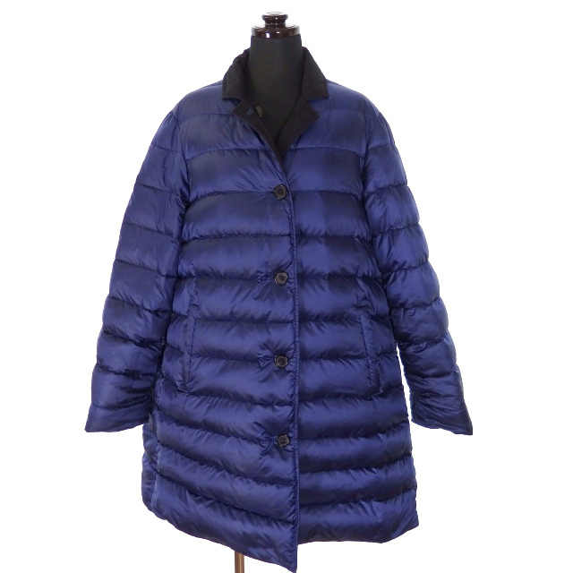 ジルサンダー JIL SANDER リバーシブル ダウンコート 34 ブラック 【一
