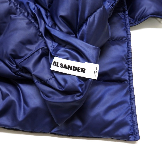 ジルサンダー JIL SANDER リバーシブル ダウンコート 34 ブラック