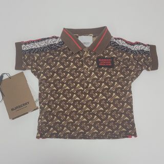 バーバリー(BURBERRY)のすず様専用BURBERRY ポロシャツ モノグラムストライププリント6M68cm(Ｔシャツ)