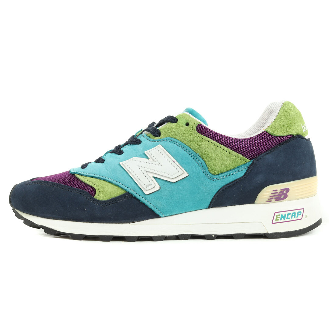 NEW BALANCE ニューバランス SNS / Sneakersnstuff M577 SNE 2008年製 / MADE IN ENGLAND スニーカーズエンスタッフ グリーン パープル ティール サイズ：US8.5 D 26.5cm スニーカー コラボ【メンズ】