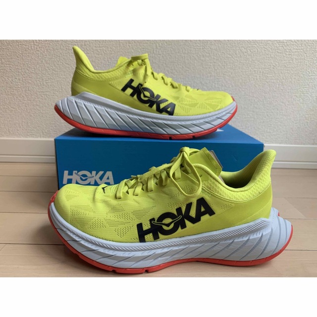 新品】HOKA ONE ONEホカオネオネ CARBON Ⅹ 2◇25.0㎝-