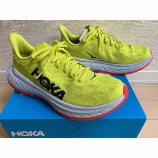 ホカオネオネ(HOKA ONE ONE)の【新品】HOKA ONE ONEホカオネオネ　CARBON Ⅹ 2◆25.0㎝(シューズ)