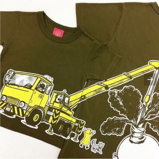 オジコ(OJICO)の未使用ojico 親子Tシャツ　クレーン車おおきなかぶ(Tシャツ/カットソー)