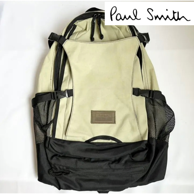 超美品】Paul Smith バックパック/リュックアイボリー - バッグパック