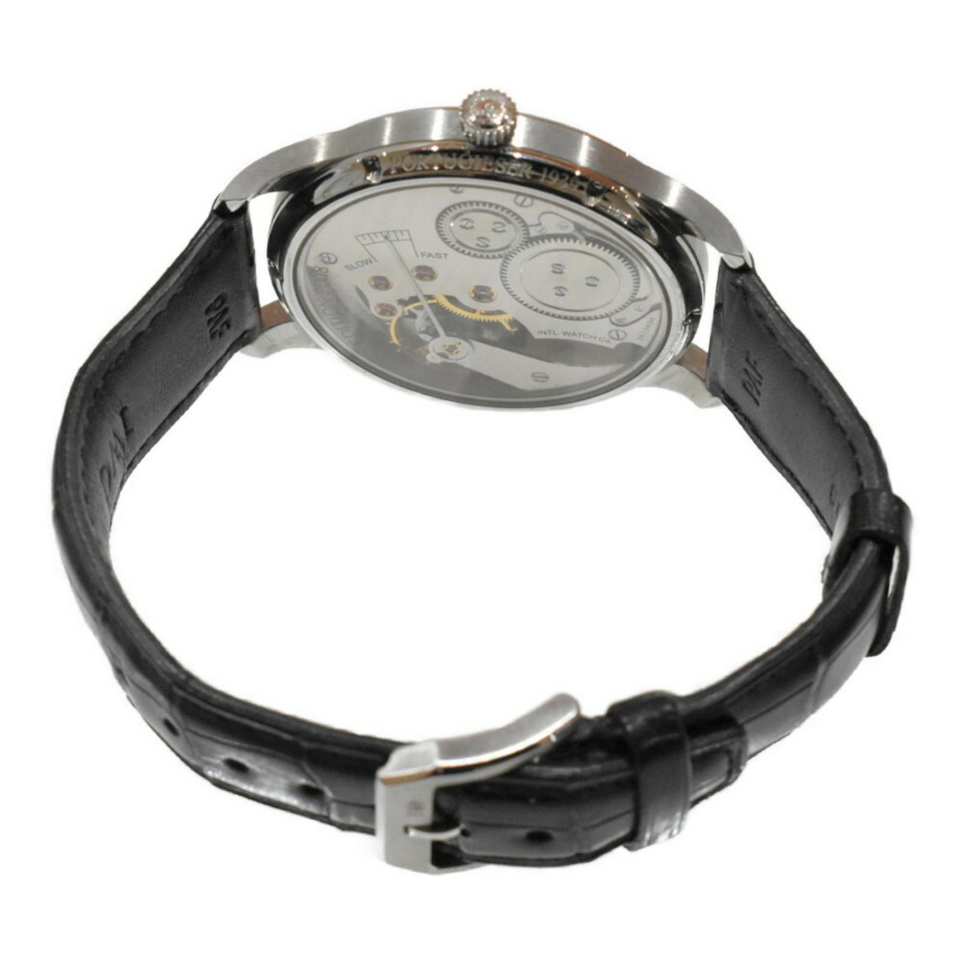 【箱・ギャラあり】 IWC, ポルトギーゼ ヴィンテージ IW544501 3314*** ステンレススチール 革ベルト 手巻き 腕時計 シースルーバッグ 裏スケ メンズ【中古】松山久万ノ台店