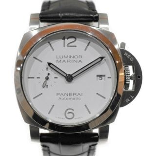 パネライ(PANERAI)の【箱・ギャラ・替えベルトあり】 PANERAI
ルミノールマリーナ　クアランタ　 PAM01271　ステンレススチール　革ベルト　 自動巻き 　腕時計　2022年購入　スモールセコンド　メンズ【中古】松山久万ノ台店(腕時計(アナログ))