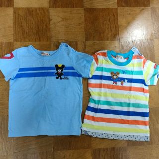 ミキハウス(mikihouse)の[90サイズ]ミキハウス　半袖Tシャツ2枚セット(Tシャツ/カットソー)