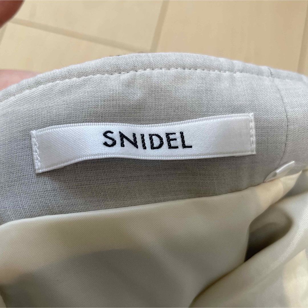 SNIDEL(スナイデル)のSNIDEL ロービングチェックミニスカート 0 IVR  レディースのスカート(ミニスカート)の商品写真