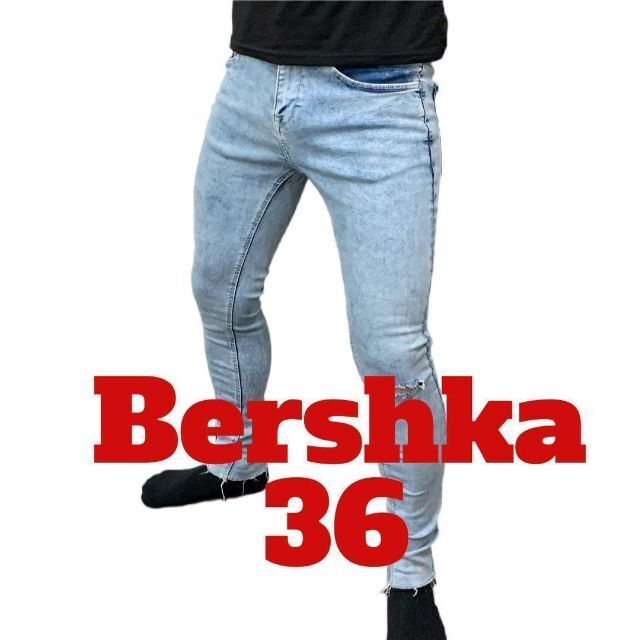 Bershka B90 Bershka ベルシュカ デニム ジーンズの通販 by ベロ｜ベルシュカならラクマ