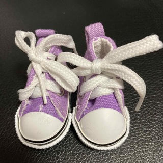幼SD 靴　スニーカー　紫色(人形)