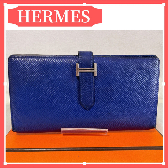 正規品】HERMES エルメス ベアン ヴォーエプソン 二つ折り長財布