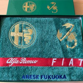 アルファロメオ(Alfa Romeo)の未使用　FIAT & Alfa Romeo ブランドLOGO ハンディタオル　(タオル/バス用品)